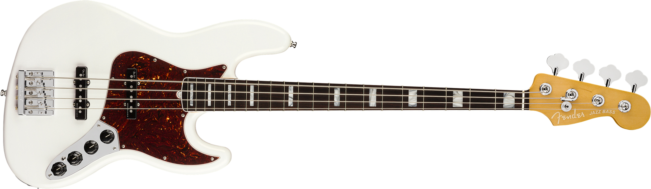 Fender Jazz Bass American Ultra 2019 Usa Rw - Arctic Pearl - Solid body electric bass - Main picture