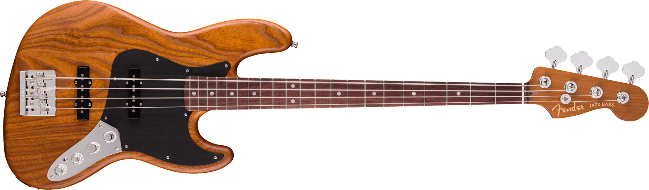 Fender Jazz Bass American Ultra Ii Ltd Active Rw - Natural - Solid body electric bass - Main picture