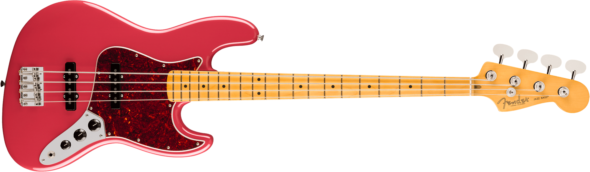 Fender Jazz Bass Classic American Professional Usa Mn - Faded Dakota Red - Solid body electric bass - Main picture