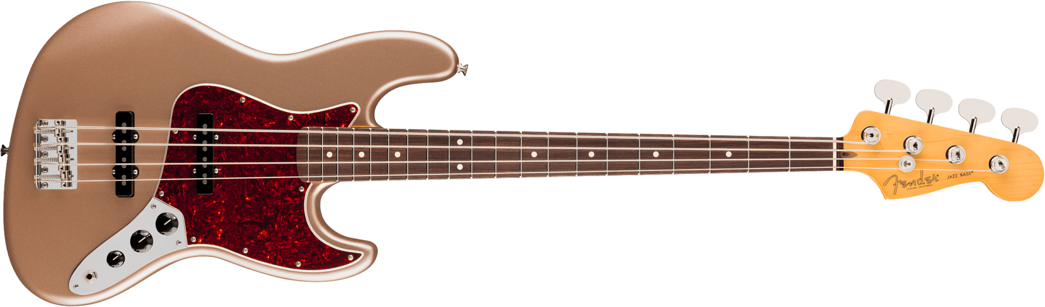Fender Jazz Bass Classic American Professional Usa Rw - Faded Firemist Gold - Solid body electric bass - Main picture