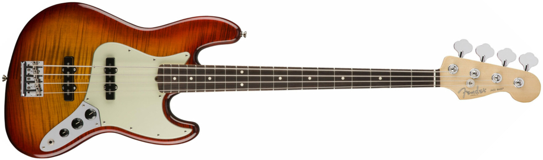 Fender Jazz Bass Fmt American Professional 2017 Ltd Usa Rw - Antique Cherry Burst - Solid body electric bass - Main picture