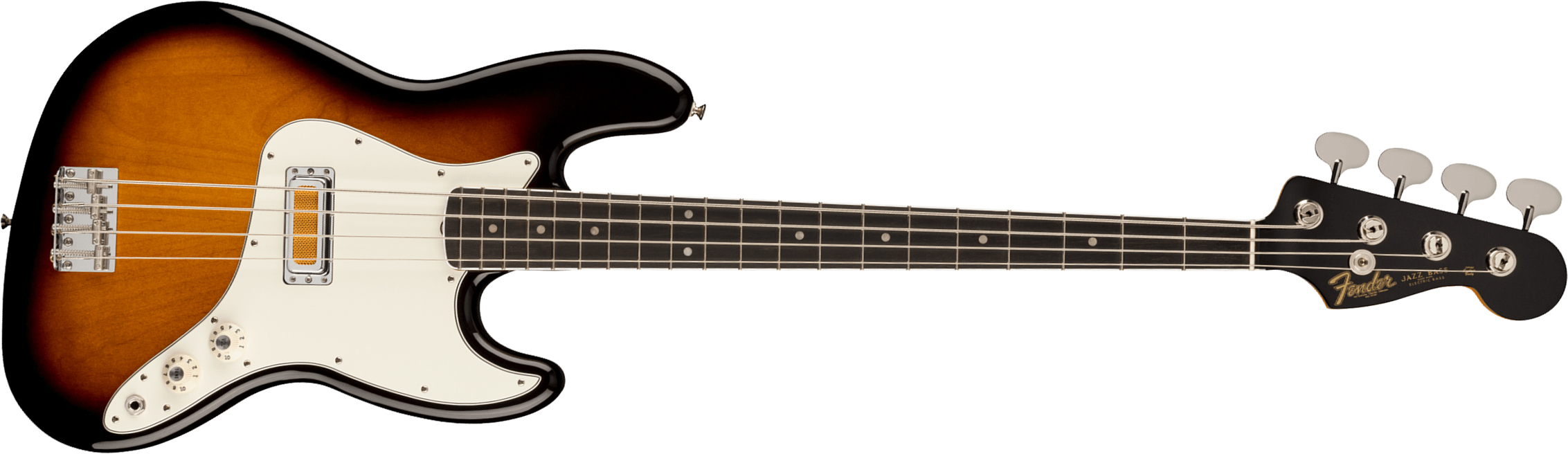 Fender Jazz Bass Gold Foil Ltd Mex Eb - 2-color Sunburst - Solid body electric bass - Main picture