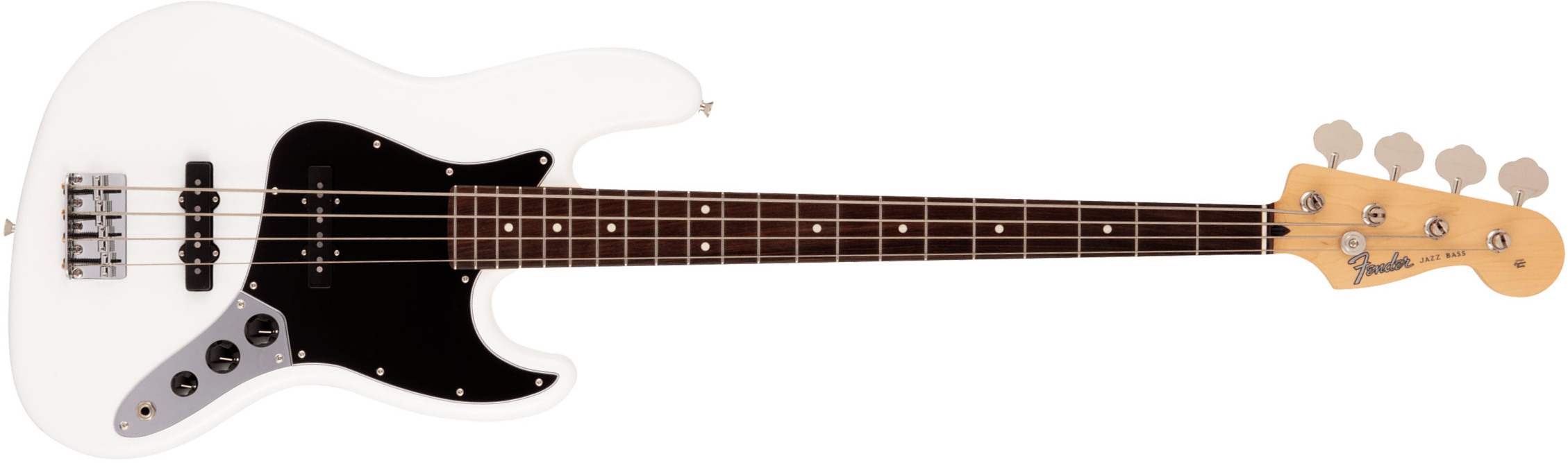 Fender Jazz Bass Hybrid Ii Mij Jap 2s Trem Rw - Arctic White - Solid body electric bass - Main picture