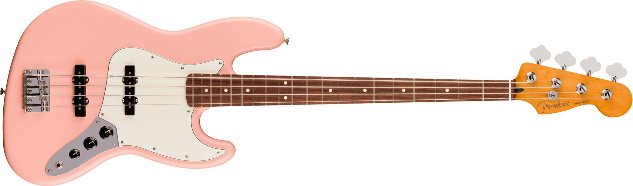 Fender Jazz Bass Player Ii Mex Ltd Rw - Shell Pink - Solid body electric bass - Main picture