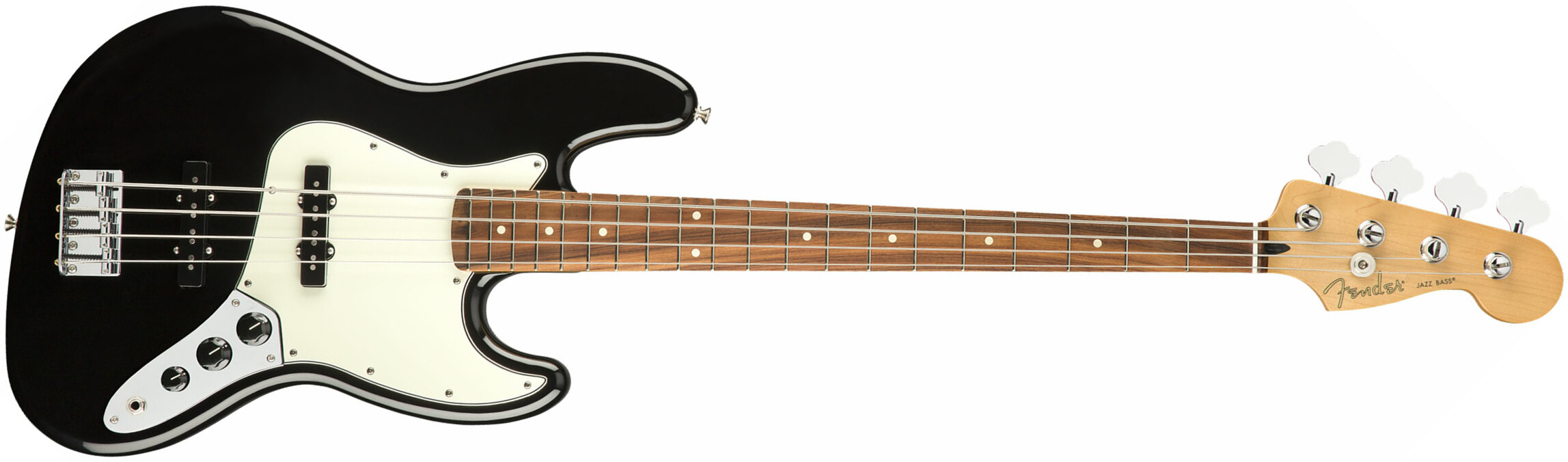 Fender Jazz Bass Player Mex Pf - Black - Solid body electric bass - Main picture
