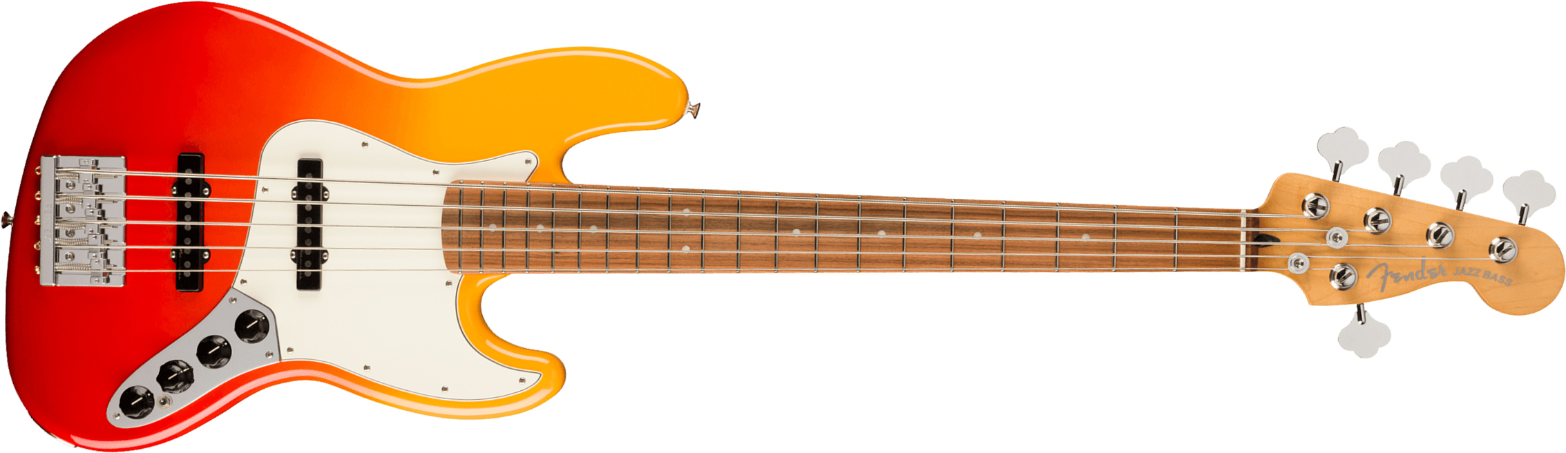 Fender Jazz Bass Player Plus V Mex 5c Active Pf - Tequila Sunrise - Solid body electric bass - Main picture