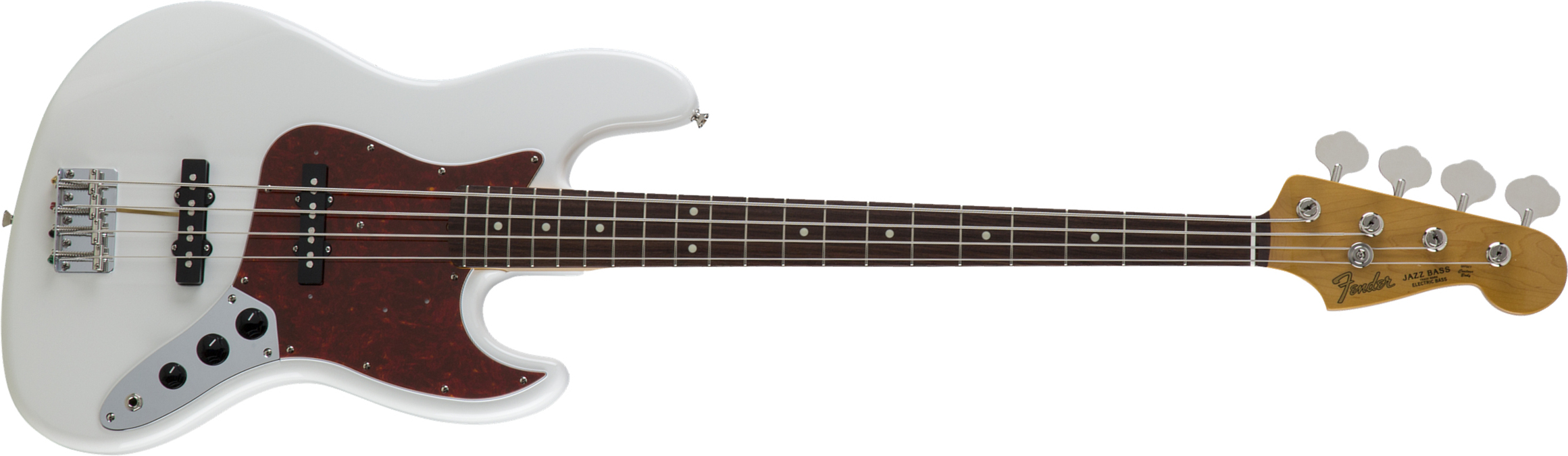 Fender Jazz Bass Traditional Ii 60s Jap 2s Trem Rw - Olympic White - Solid body electric bass - Main picture