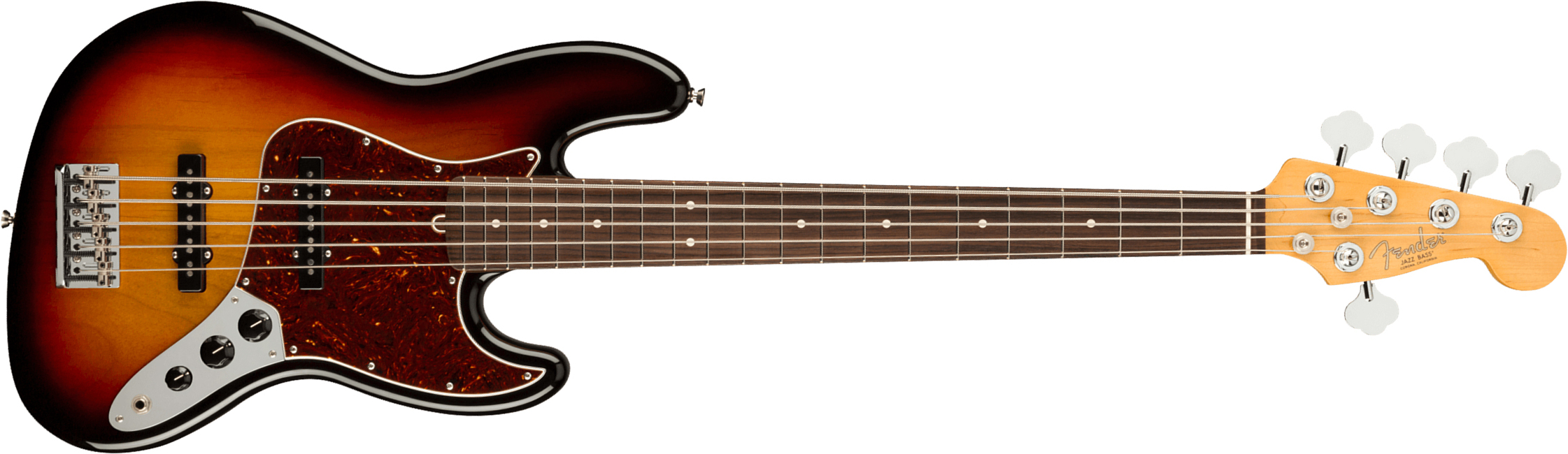 Fender Jazz Bass V American Professional Ii Usa 5-cordes Rw - 3-color Sunburst - Solid body electric bass - Main picture
