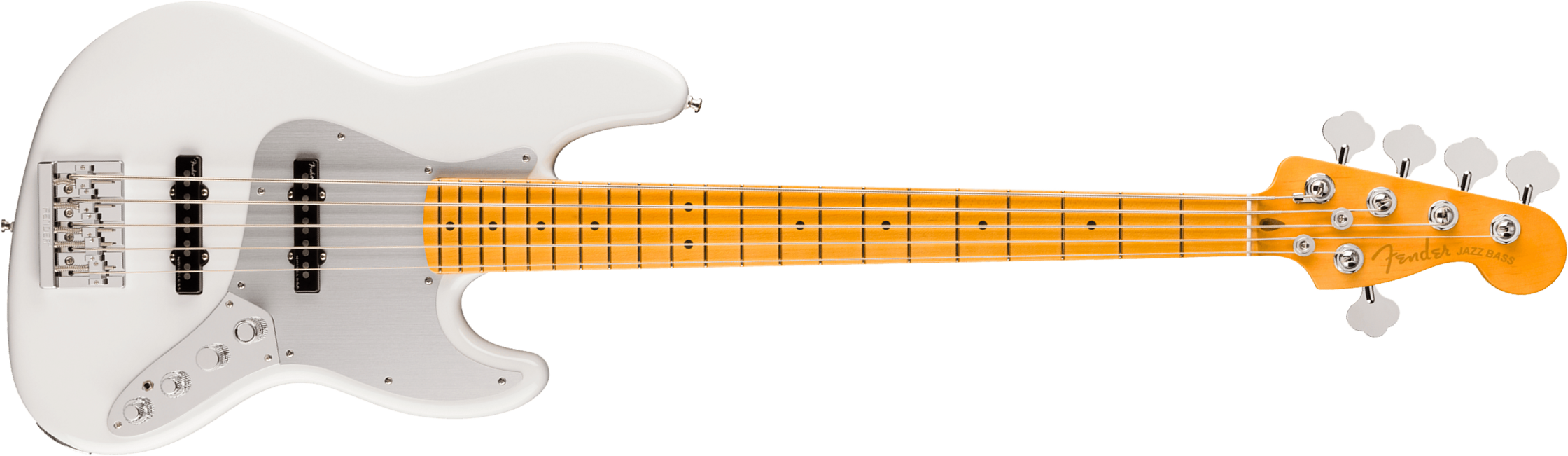 Fender Jazz Bass V American Ultra Ii Usa 5c Active Mn - Avalanche - Solid body electric bass - Main picture