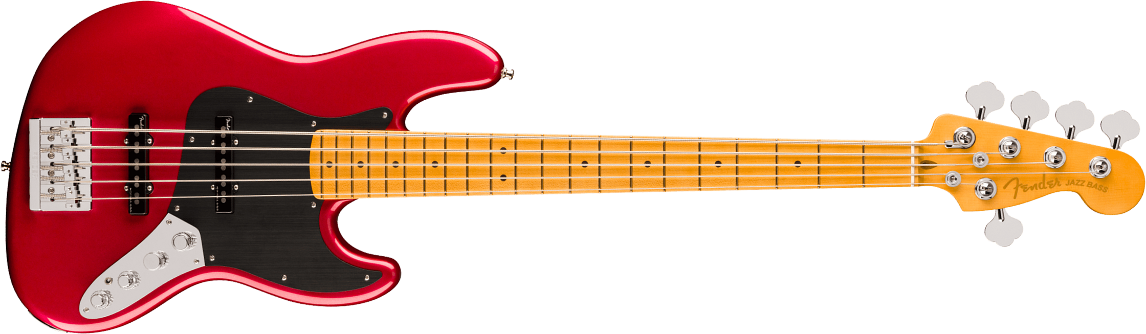 Fender Jazz Bass V American Ultra Ii Usa 5c Active Mn - Sinister Red - Solid body electric bass - Main picture