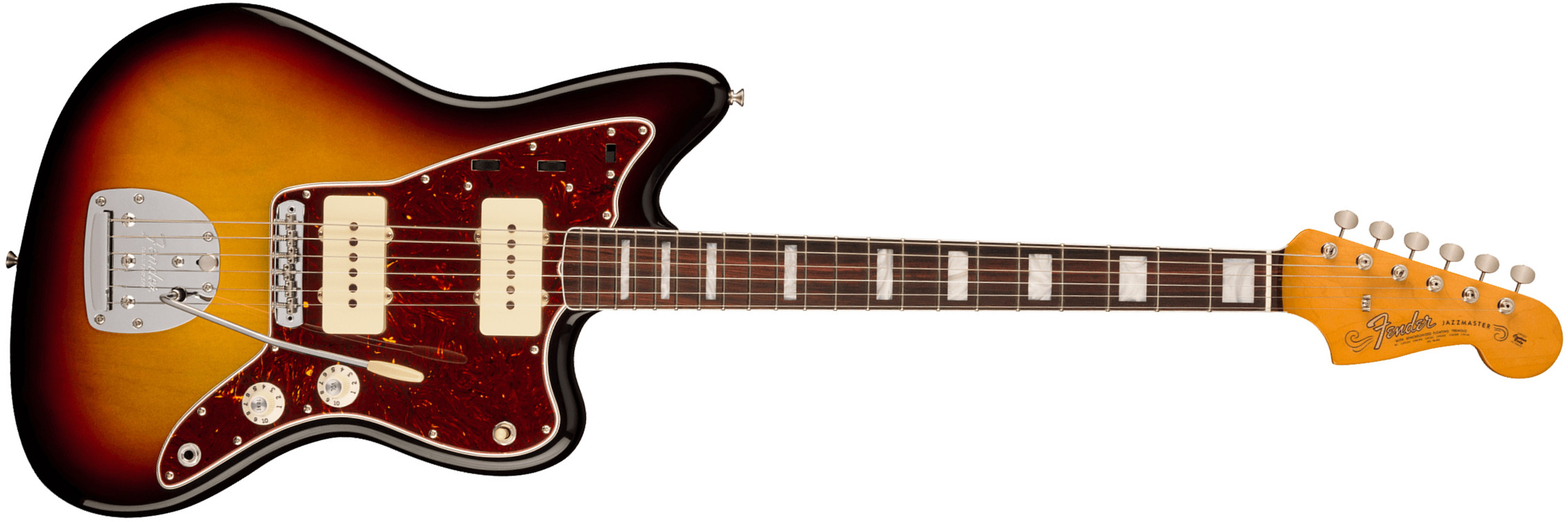 Fender Jazzmaster 1966 American Vintage Ii Usa Sh Trem Rw - 3-color Sunburst - Retro rock electric guitar - Main picture