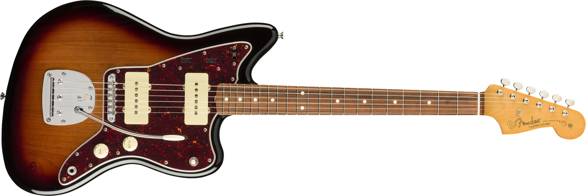 Fender Jazzmaster 60s Vintera Modified Mex Pf - 3-color Sunburst - Retro rock electric guitar - Main picture
