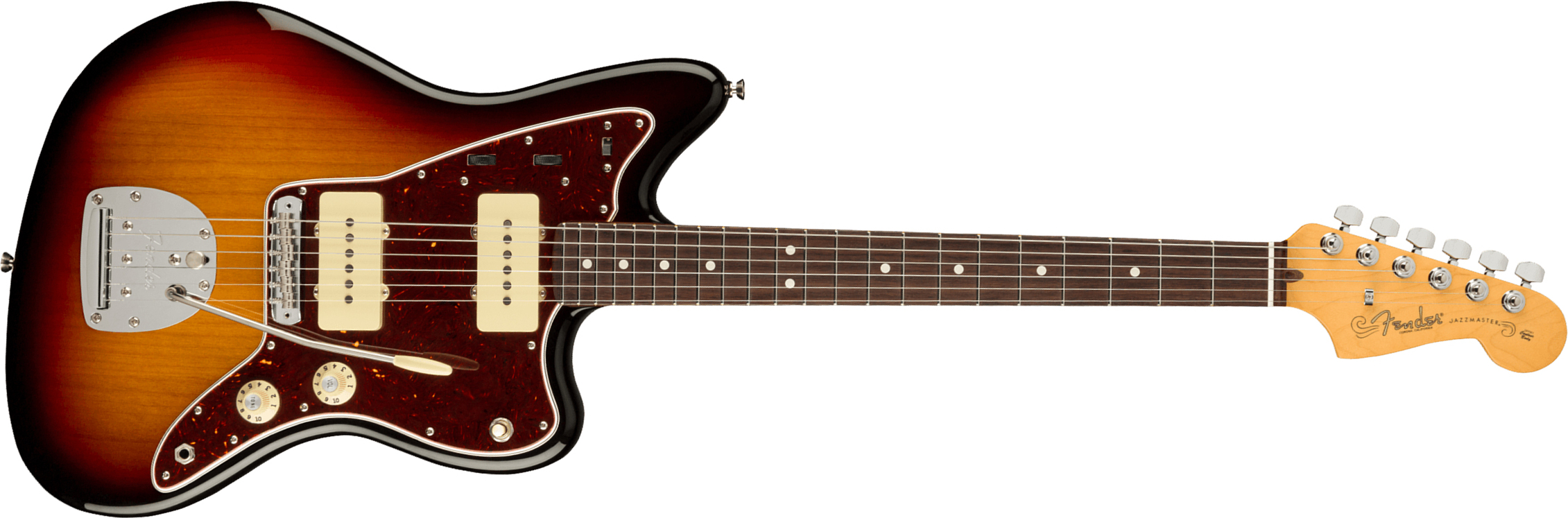 Fender Jazzmaster American Professional Ii Usa Rw - 3-color Sunburst - Retro rock electric guitar - Main picture