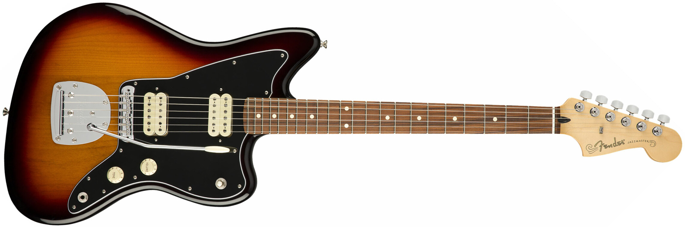 Fender Jazzmaster Player Mex Hh Pf - 3-color Sunburst - Retro rock electric guitar - Main picture
