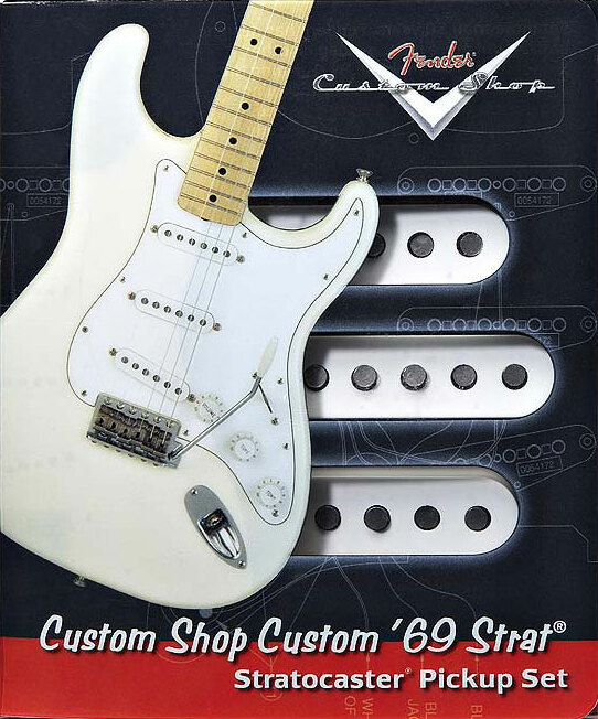Fender Jeu Strat Custom Shop Custom 69 White 3 Pieces - - Electric guitar pickup - Main picture