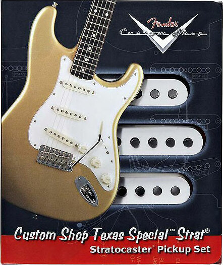 Fender Jeu Strat Custom Shop Texas Special White 3 Pieces - - Electric guitar pickup - Main picture