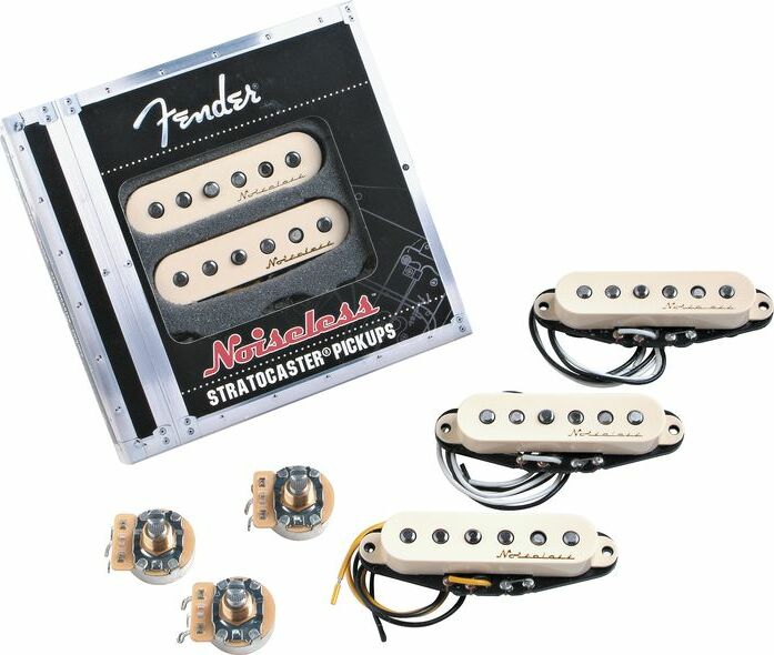 Fender Jeu Strat Vintage Noiseless White 3 Pieces - - Electric guitar pickup - Main picture