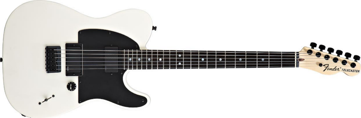 Fender Jim Root Telecaster (mex, Eb) - Flat White - Tel shape electric guitar - Main picture