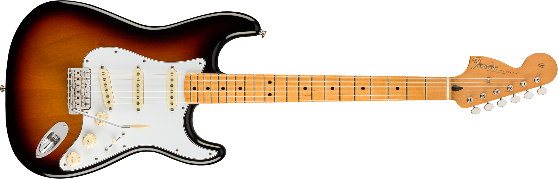 Fender Jimi Hendrix Strat Mex Signature 3s Trem Mn - 3-color Sunburst - Str shape electric guitar - Main picture