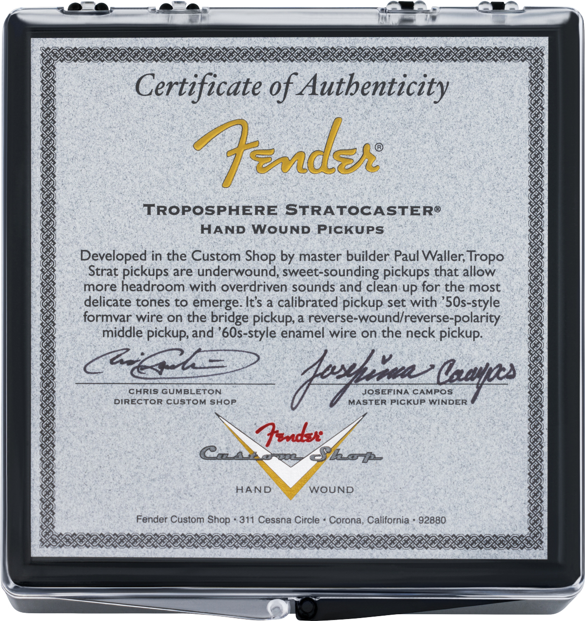 Fender Josefina Hw Troposphere Strat Set Pickups Set 3s - Electric guitar pickup - Main picture