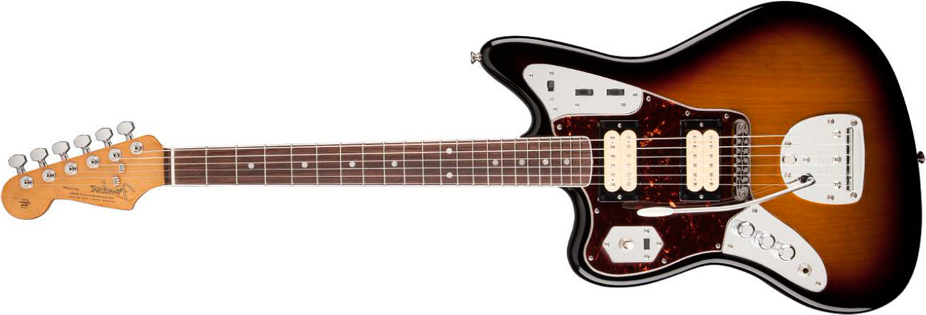 Fender Kurt Cobain Jaguar Lh Gaucher Mex Hh Trem Rw - 3-color Sunburst - Left-handed electric guitar - Main picture
