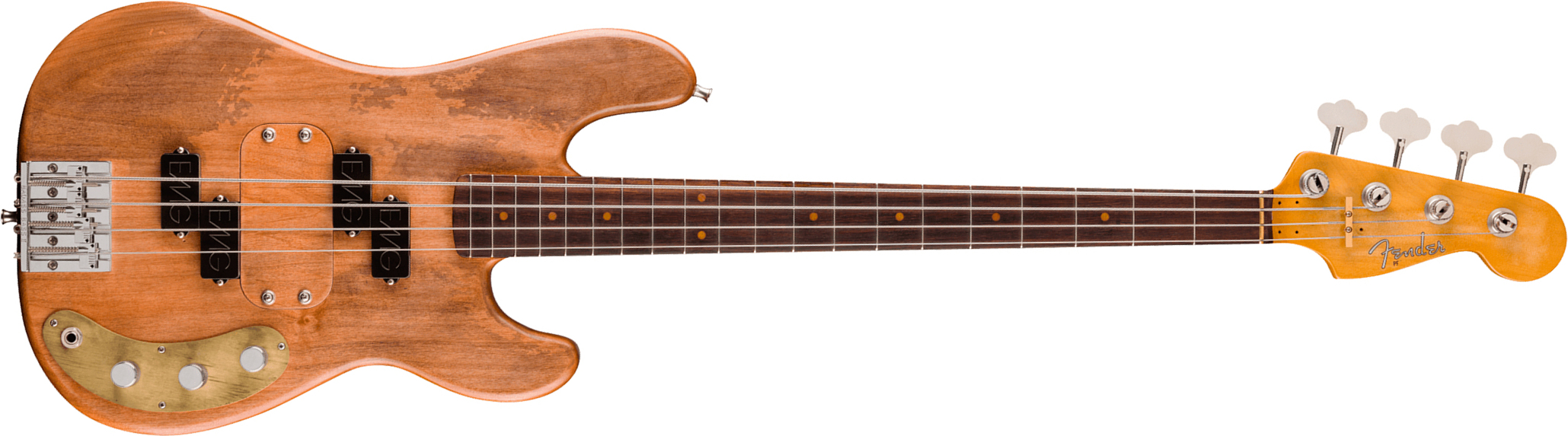 Fender Leland Lee Sklar Precision Bass Stories Usa Signature Active Rw - Natural - Solid body electric bass - Main picture