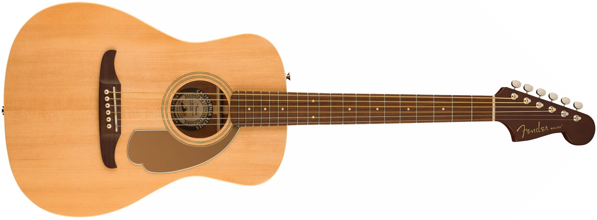 Fender Malibu Player 2023 Parlor Epicea Sapele Wal - Natural - Electro acoustic guitar - Main picture
