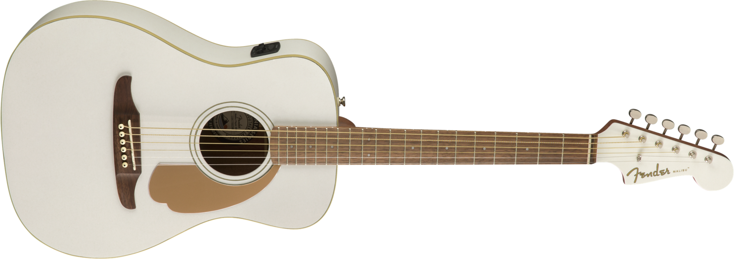 Fender Malibu Player Concert Epicea Acajou Wal - Arctic Gold - Electro acoustic guitar - Main picture