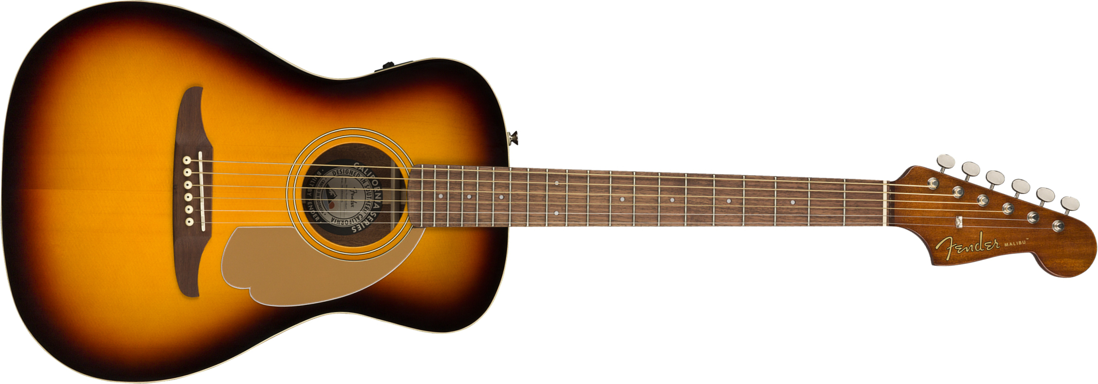Fender Malibu Player Concert Epicea Acajou Wal - Sunburst - Electro acoustic guitar - Main picture