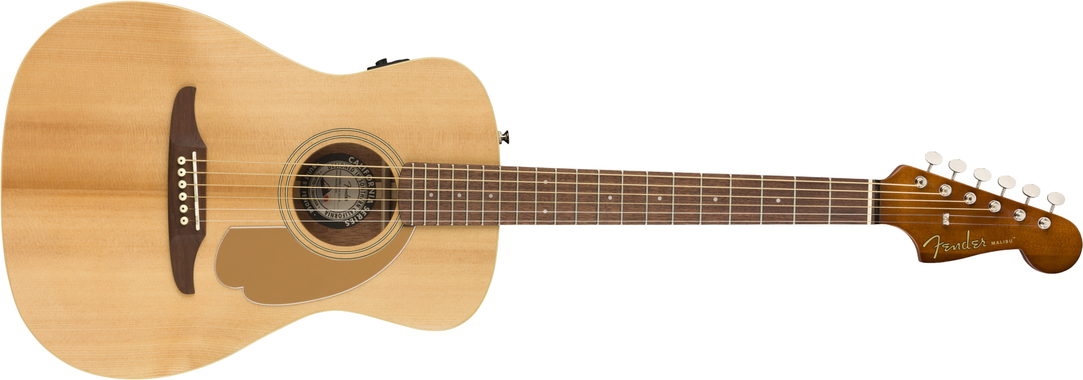 Fender Malibu Player Concert Epicea Acajou Wal - Natural - Electro acoustic guitar - Main picture