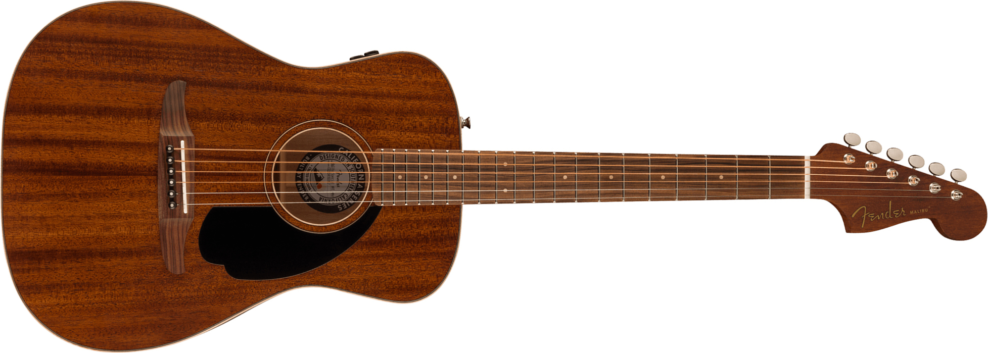 Fender Malibu Special California Parlor Tout Okoume Pf - Natural Satin - Electro acoustic guitar - Main picture
