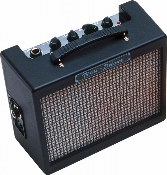 Fender Md20 Mini Deluxe Amplifier 1w 2x2 Black - Mini guitar amp - Main picture