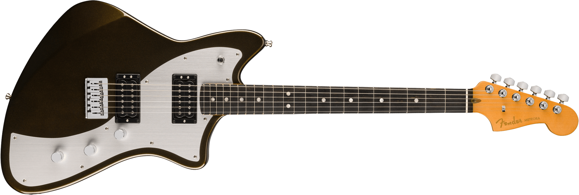 Fender Meteora American Ultra Ii Usa Trem 2h Eb - Texas Tea - Retro rock electric guitar - Main picture