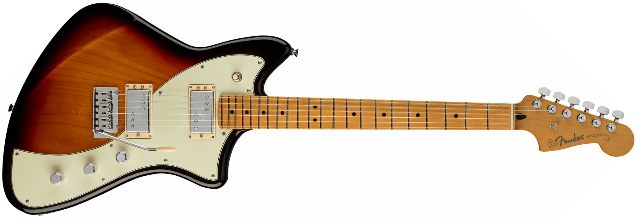 Fender Meteora Player Plus Hh Mex 2h Ht Mn - 3-color Sunburst - Retro rock electric guitar - Main picture