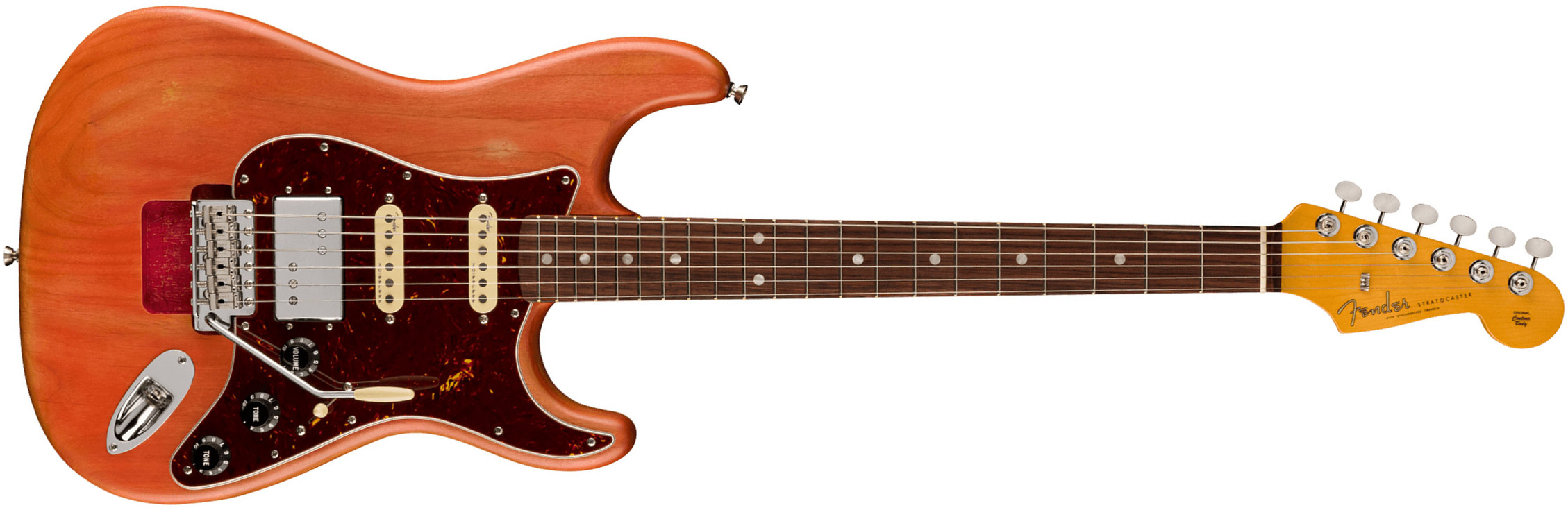 Fender Michael Landau Strat Coma Stories Usa Signature Hss Trem Rw - Coma Red - Str shape electric guitar - Main picture