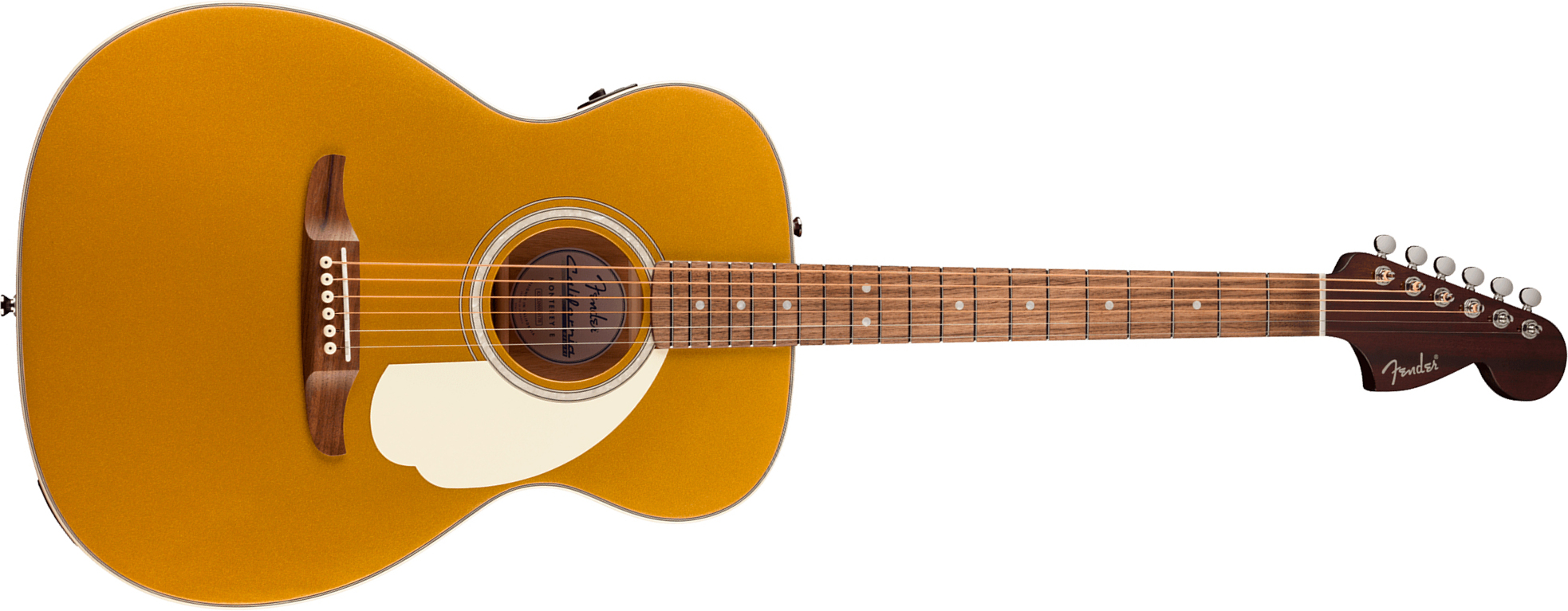 Fender Monterey Deluxe E California Orchestra Om Epicea Acajou Noy - Aztec Gold - Folk guitar - Main picture