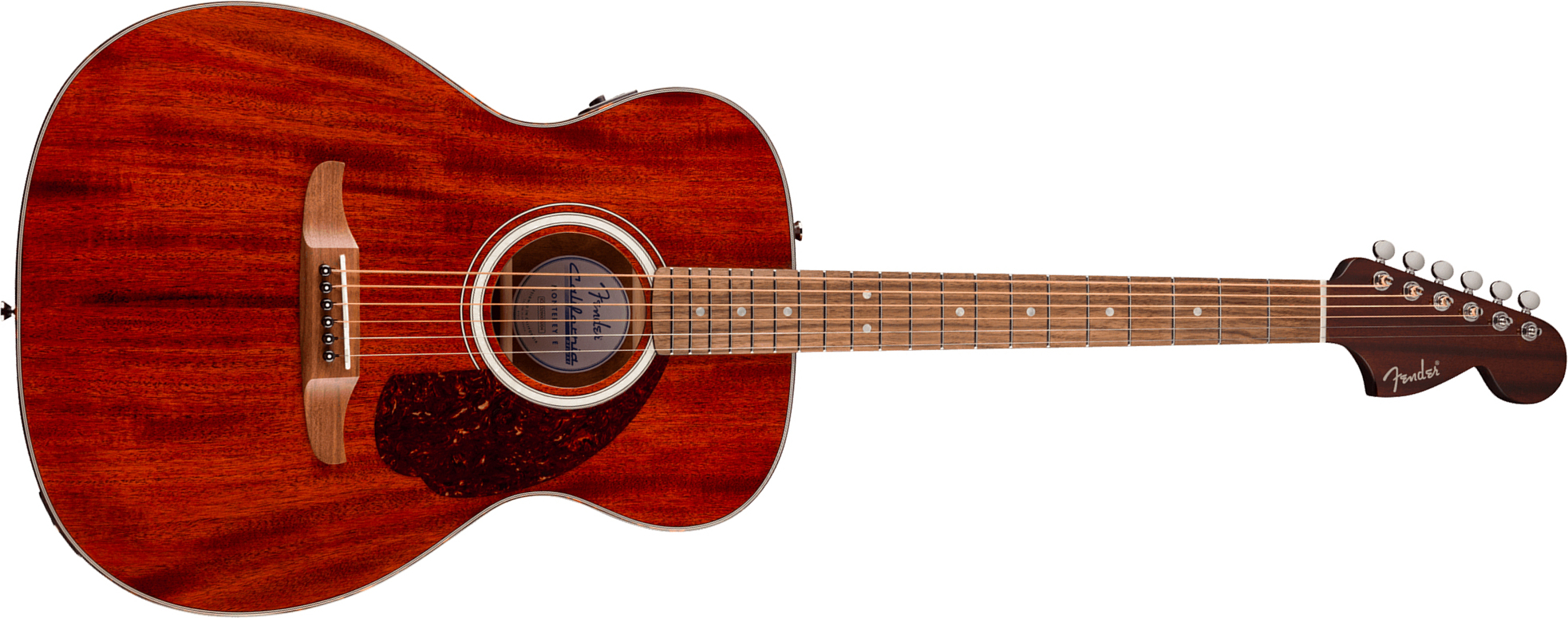 Fender Monterey Deluxe Mahogany E California Orchestra Om Tout Acajou Noy - Natural - Folk guitar - Main picture