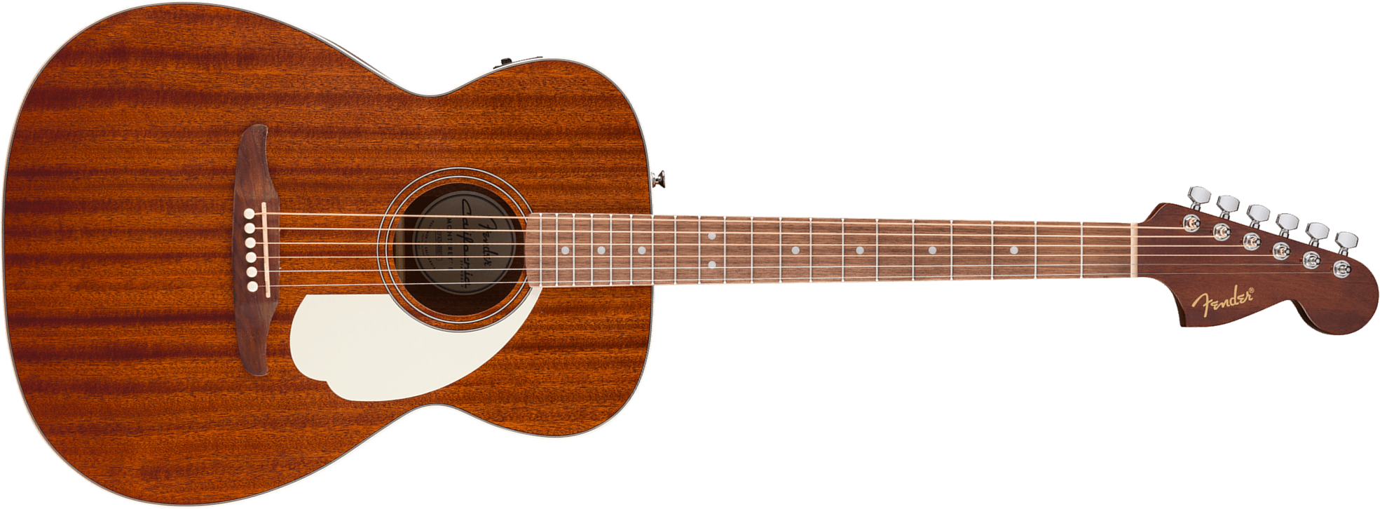Fender Monterey E California Standard Auditorium Tout Sapele Wal - Natural - Folk guitar - Main picture
