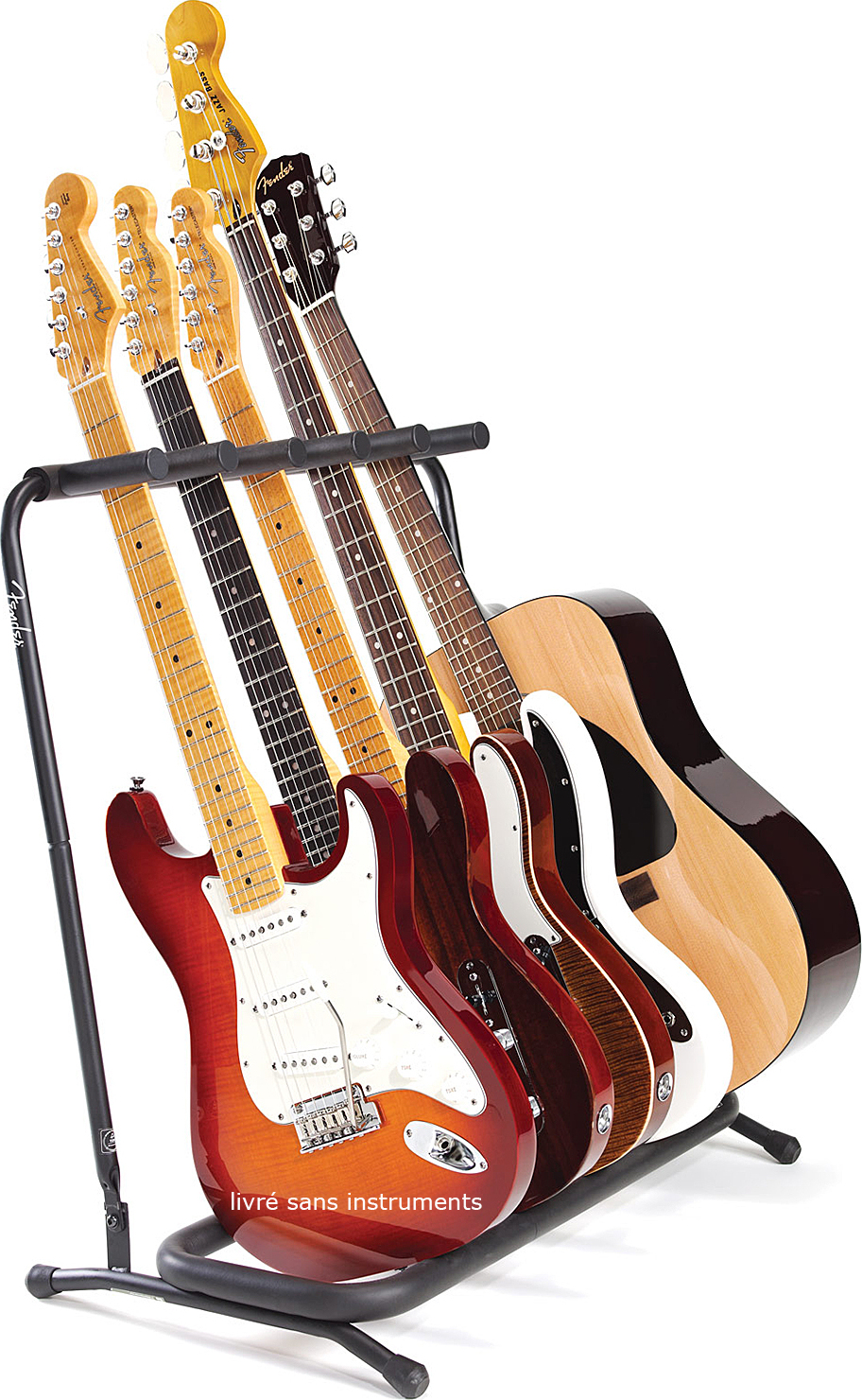 Fender Multi Folding 5 Guitar Stand - - Stand for guitar & bass - Main picture