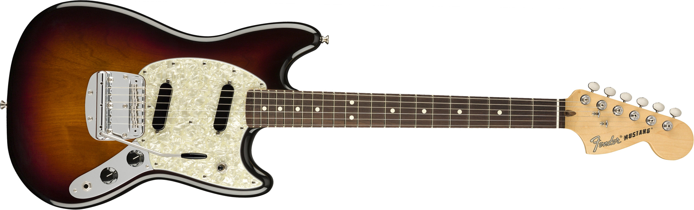 Fender Mustang American Performer Usa Ss Rw - 3-color Sunburst - Double cut electric guitar - Main picture