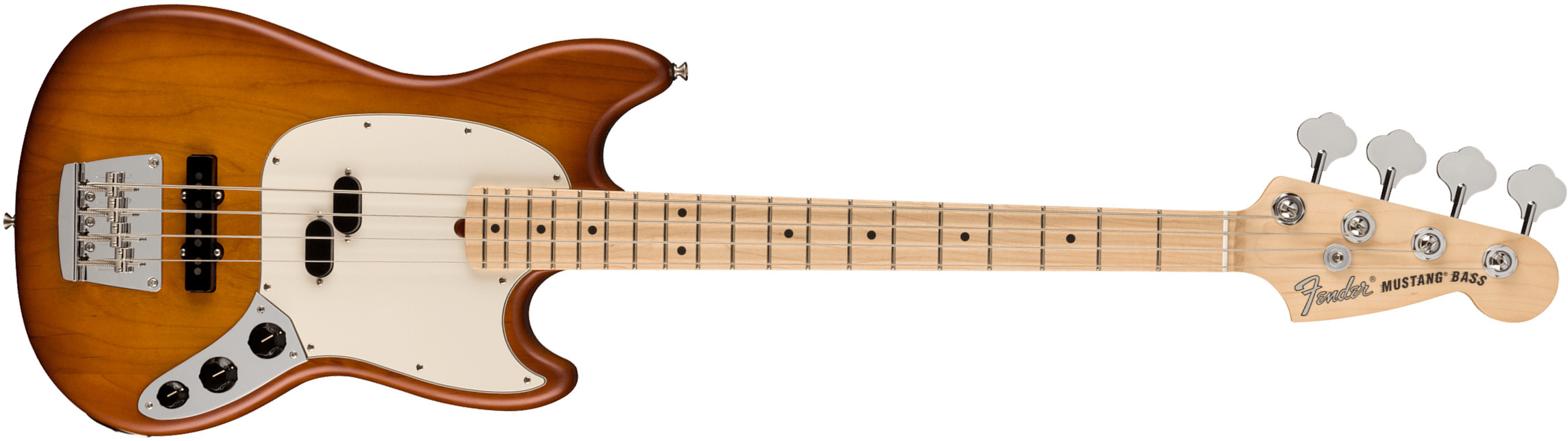 Fender Mustang Bass American Performer Ltd Usa Rw - Honey Burst Satin - Solid body electric bass - Main picture
