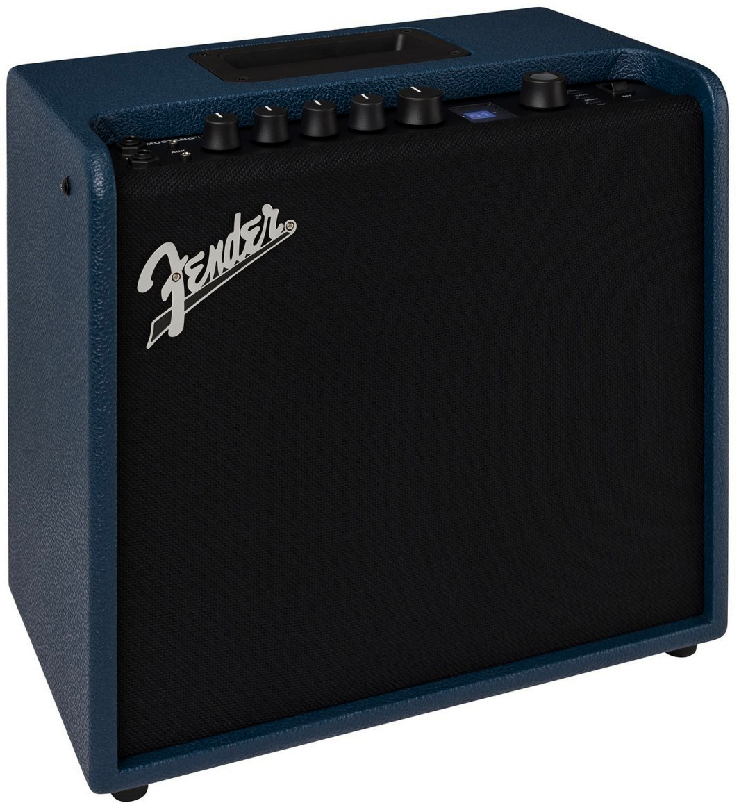 Fender Mustang Lt25 Ltd 25w 1x8 Navy Blue - Electric guitar combo amp - Main picture