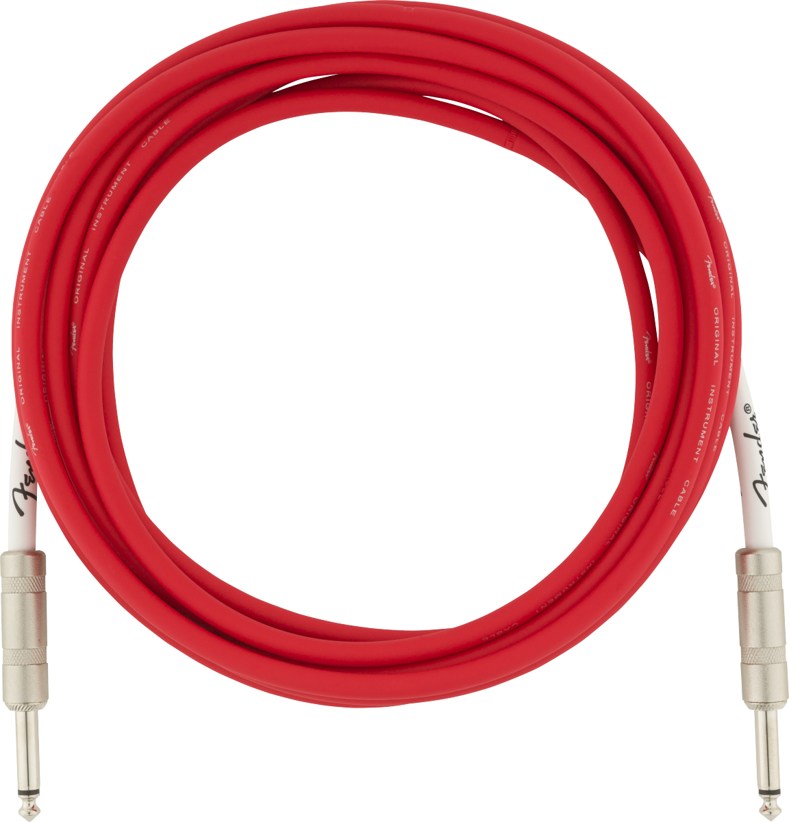 Fender Original Instrument Cable Droit/droit 15ft 4.6m Fiesta Red - Cable - Main picture