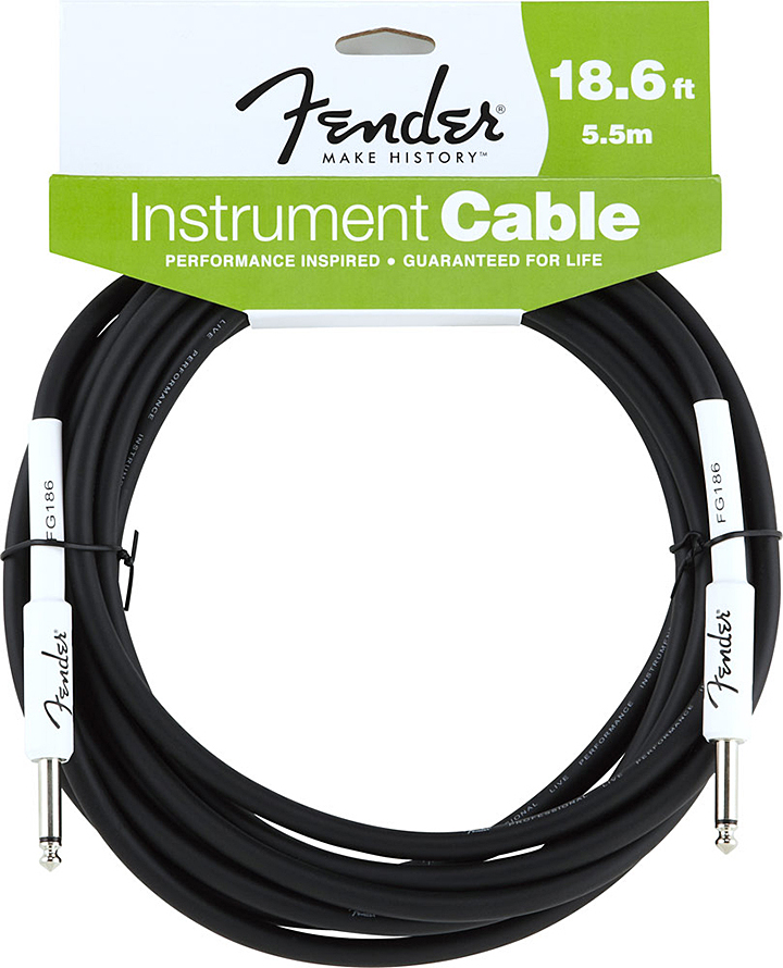 Fender Performance Instrument Cable Jack Droit / Droit - 18.6ft - 5.5m - Cable - Main picture