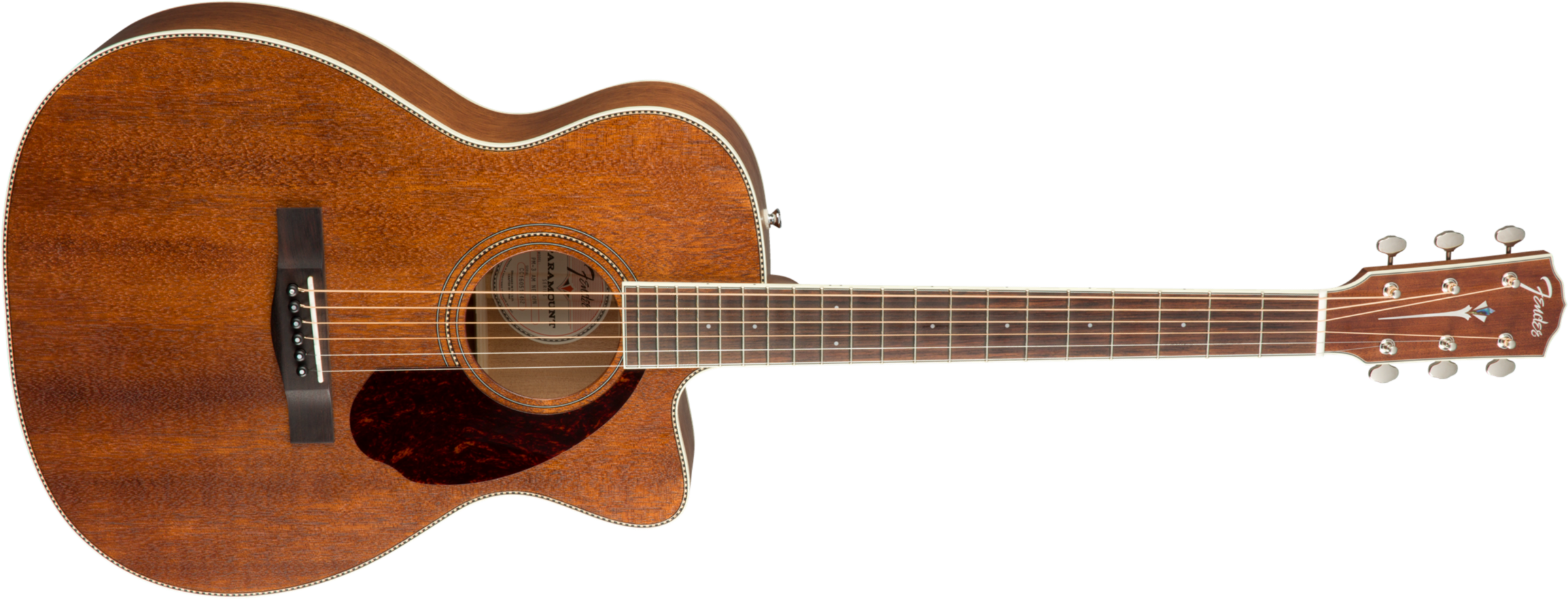 Fender Pm-3 Triple-0 All-mahogany - Natural - Acoustic guitar & electro - Main picture