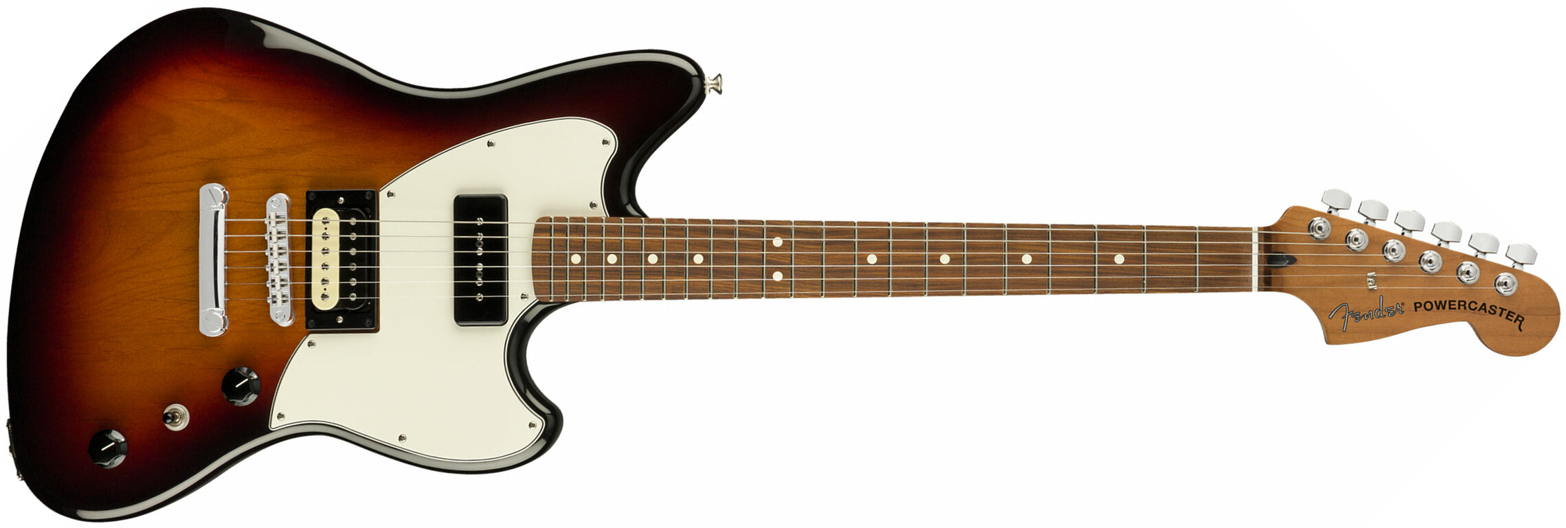 Fender Powercaster Alternate Reality Ltd Hp90 Ht Pf - 3-color Sunburst - Retro rock electric guitar - Main picture