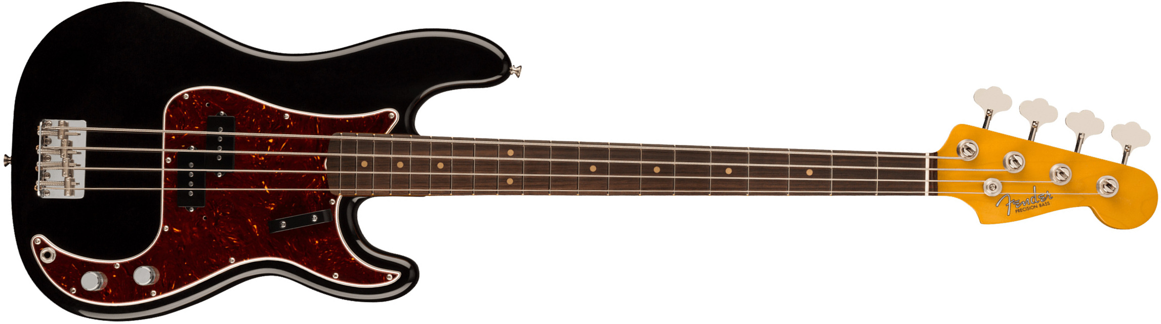 Fender Precision Bass 1960 American Vintage Ii Usa Rw - Black - Solid body electric bass - Main picture