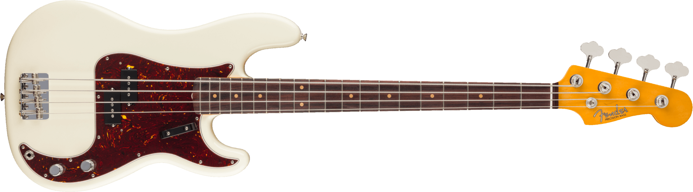 Fender Precision Bass 1960 American Vintage Ii Usa Rw - Olympic White - Solid body electric bass - Main picture
