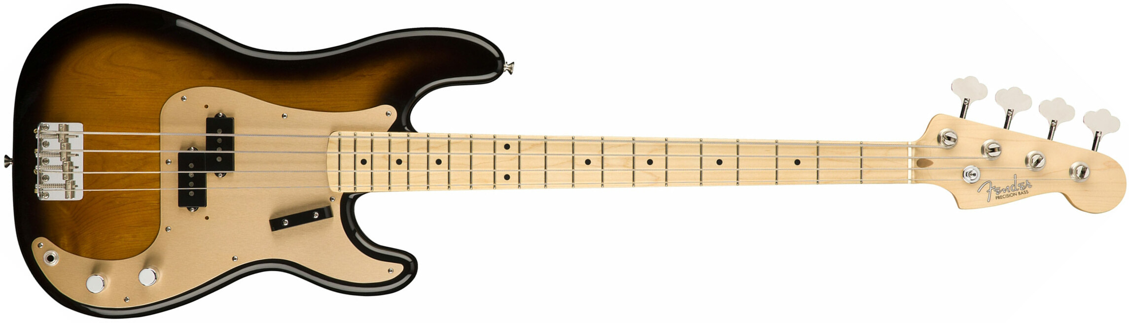 Fender Precision Bass '50s American Original Usa Mn - 2-color Sunburst - Solid body electric bass - Main picture