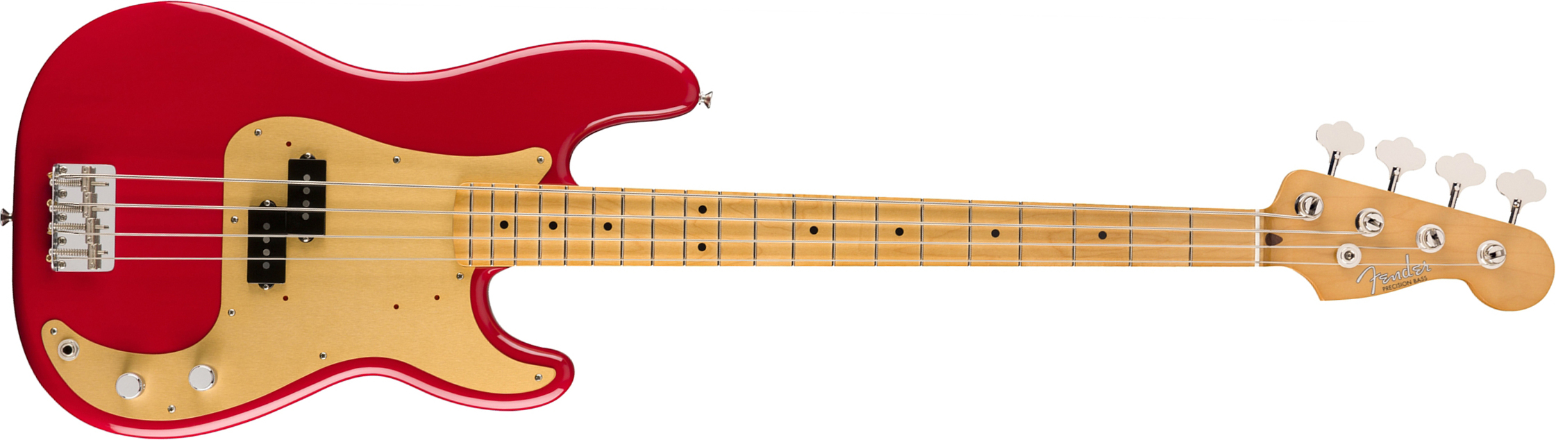 Fender Precision Bass 50s Vintera Vintage Mex Mn - Dakota Red - Solid body electric bass - Main picture